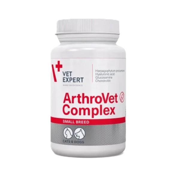 VetExpert ArthroVet HA Complex Small breed dog & cat 60 cps